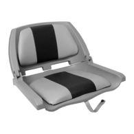 Traveller Folding Padded Seat Grey w/Dark Grey Trim