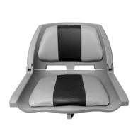 Traveller Folding Padded Seat Grey W/Dark Grey Trim