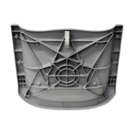 Traveller Folding Padded Seat Grey W/Dark Grey Trim