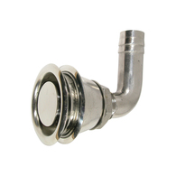 19mm Flush Elbow Tank Breather Vent - SS