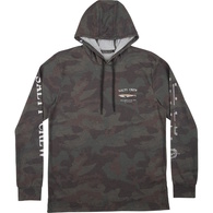 Bruce Hooded Long Sleeve Tech UPF40+ Shirt / Fishing Jersey - Camo