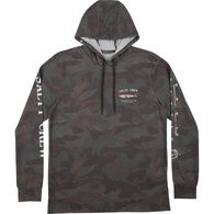 Bruce Hooded Long Sleeve Tech Shirt - Camo