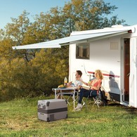Pw1500 3.5 Metre Wall Mounted Box Awning - Grey Wave