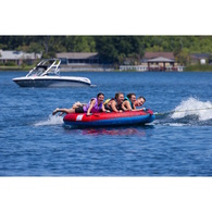 X-Scream 4 Person Water Towable Biscuit 96" Red/Blue