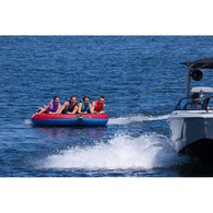X-Scream 4 Person Water Towable Biscuit 96" Red/Blue