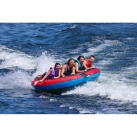 X-Scream 4 Person Water Towable Biscuit 96" Red/Blue