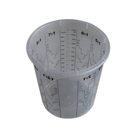 Heavy duty Solvent Resistant Resin/Paint Measuring Mixing Cup 1300ml