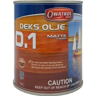 Deks Olje #1 Matt Saturator Teak Wood Oil/Sealer- 1 Litre