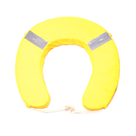 Horseshoe Lifebuoy with SOLAS Reflectors  - Yellow