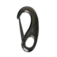 SS Spring Snap Hook Forged C-Shape 15mm x 100mm 900kgs BS