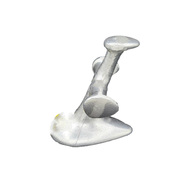 Bollard Alloy (Weld Or Drill) Streamlined 125Mmh