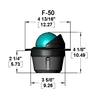 Explorer Flush Mt Compass- Black / 70Mm Card