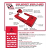 Original Trailer Wheel Clamp 8'' Std