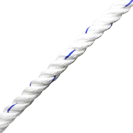 NZ Made 20mm Polyester 3 Strand Laid Rope (Per Metre)