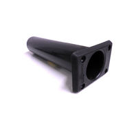 Slimline Flush Mount Straight Rod Holder-Black