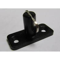 Horizontal Nylon Toggle Canopy Fastener Double Height Black