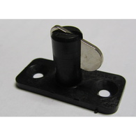 Vertical Nylon Toggle Canopy Fastener- Double Height Black