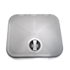 Aes Plastic Dark Grey Latch Access Hatch  395X335mm