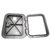 Aes Plastic Dark Grey Latch Access Hatch  395X335mm