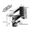 Rise & Fall Outboard Bracket To 25Hp -Transom Mt