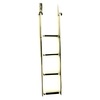 Above Platform 4 Step Telescopic Boarding Ladder - 316 Grade Ss