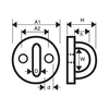 Ss Round 33Mm Pad Eye - 5Mm - 700Kg Bs