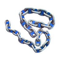 UV Chain Markers 10mm 8-pk  Bright Blue