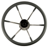 6 Spoke Ss Steering Wheel  13.5" Grey Grip