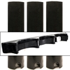 Triple Tuna Tube With Dive Rack Mount - Black