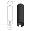 Triple Tuna Tube With Dive Rack Mount - Black