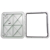 White Abs 2 Latch Access Hatch - 510X460mm