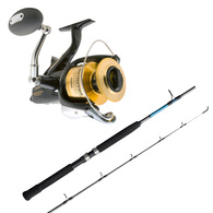 Baitrunner 12000D Spinning Reel With 7'0 Aquatip Rod 10-15Kg