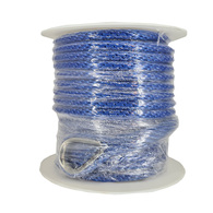 Solid Braid UV Polypropylene Spliced Anchor/Handy Pack Bright Blue 12mm x 30m