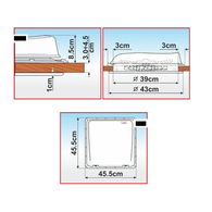 Deluxe Turbo Vent 160 Pro 12V 40Cmx40cm White