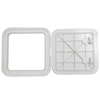 White Abs 2 Latch Access Hatch - 375X370mm 