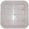 White Abs 2 Latch Access Hatch - 375X370mm 