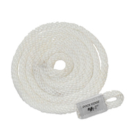 Braided Floating Fender Line w/Spliced Loop Blue 10mm x 2.4m - 2-Pk