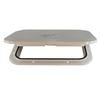 White Abs 1 Latch Access Hatch - 375X270mm