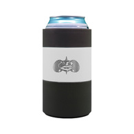 Non-Tipping Can Cooler with Adapter - White
