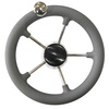 5 Spoke 11.0" Ss W / Brodie Knob - Grey Grip