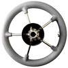 5 Spoke 11.0" Ss W / Brodie Knob - Grey Grip