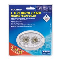 9-64 Volt / 900 Lumens Led Flood Light Oval White