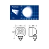 9-64V / 2000 Lumens Led Flood Light (Charcoal)