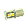 12V Led Bulb Single Contact Parallel Pins 18 Led Cool White