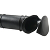 Black Rod Holder Flush Mt. Angled Insert W/Cap