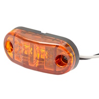 LED Submersible Amber Marker Light 10-30v