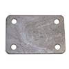 Trailer Wobble Roller Clamp Plate For 100Mm Chassis