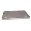 Trailer Wobble Roller Clamp Plate For 100Mm Chassis