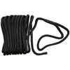 Spliced Double Braid Polyester Dock/Mooring Line - Black - 12mm x  8m 