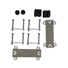 Dinghy Rubber Tyre Retractable Wheels Ss (Pair) 